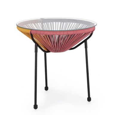 Stolik Parker Multicolor to nowoczesny mebel, który dzięki swojej atrakcyjnej, wielokolorowej kolorystyce przyciągnie spojrzenia i będzie się pięknie...