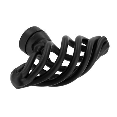 Gałka CAGE 1268 - czarny mat / 51 mm   Wymiary: - długość: 51 mm - szerokość: 20 mm - wysokość: 29 mm   Materiał: metal   Kolor pokrycia: czarny...