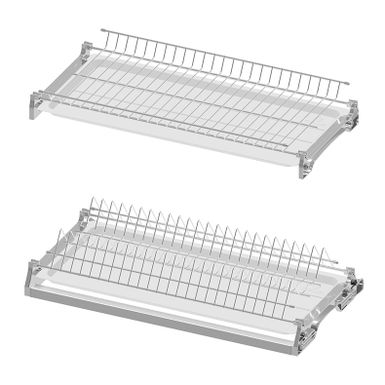 Ociekarka VARIANT 3 80 cm - chrom   Ociekarka 2-poziomowa VARIANT 3 wraz z tackami stanowi część wyposażenia szafek kuchni. Przeznaczona jest do szafki o...