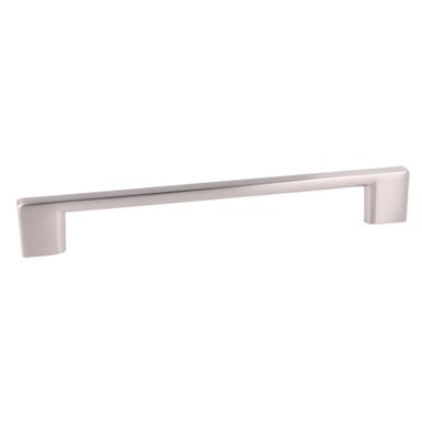 Uchwyt 2576 - efekt stali nierdzewnej / rozstaw 160 mm   Wymiary: - długość: 186 mm - rozstaw otworów: 160 mm   Materiał: metal   Kolor pokrycia: efekt...