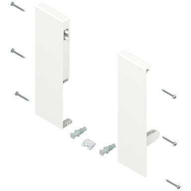 Mocowania ZIF.74D0 frontu wewnętrznego szuflady TANDEMBOX ANTARO    Mocowania służą do zamontowania stalowego frontu Z31L1036A z pojedynczym relingiem...