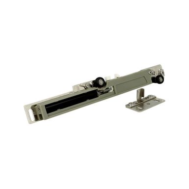 Samodomykacz prawy do drzwi przesuwnych Premium 75 o grubości 10 mm, 16 mm, 18 mm     Samodomykacz jest wykonany z ocynkowanego metalu. Jego montaż...