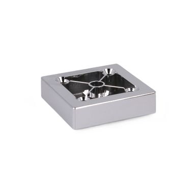 Nóżka kwadratowa K042 - chrom połysk / wys. 1.5 cm    Stopka w kolorze połyskującego chromu z łatwością dopasuje się do wielu najróżniejszych...