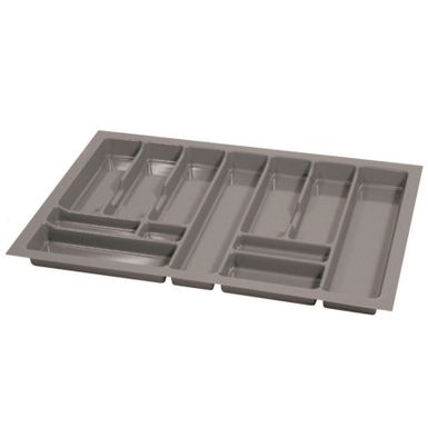 Wkład szufladowy z tworzywa PRO 80 cm - metalik   Wkład do szuflady PRO 80 cm wykonany został z trwałego i estetycznego tworzywa w kolorze metalik. Pozwala...