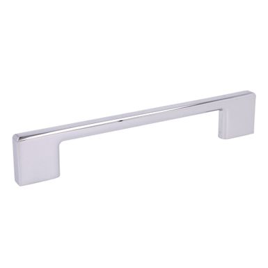 Uchwyt UN73 - chrom połysk / rozstaw 128 mm   Wymiary: - długość całkowita: 162 mm - rozstaw otworów: 128 mm   Materiał: metal   Kolor pokrycia: chrom...