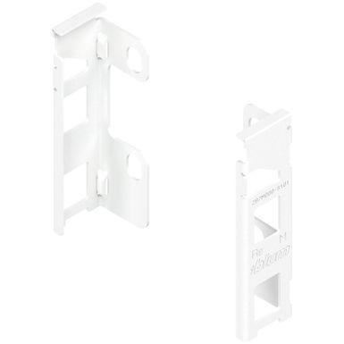 Uchwyty drewnianej ścianki tylnej LEGRABOX ZB7M000S   Informacje techniczne: - wysokość boku: M=90,5 mm - wysokość rzeczywista: 60,6 mm- wysokość...