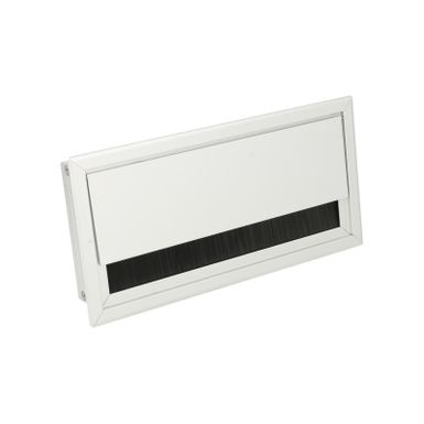 Przepust kablowy prostokątny K262 - aluminium / 160x80 mm    Przepust kablowy wykonany z aluminium, wyposażony w pokrywkę i szczotkę maskującą....