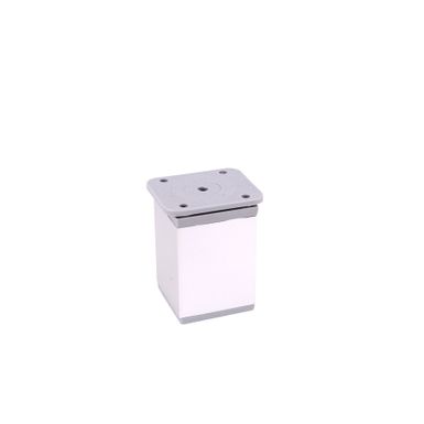 Nóżka kwadratowa z regulacją 4 cm / wys. 6 cm - chrom    Minimalistyczna nóżka w kolorze chromu może być doskonałym rozwiązaniem do nowoczesnych...