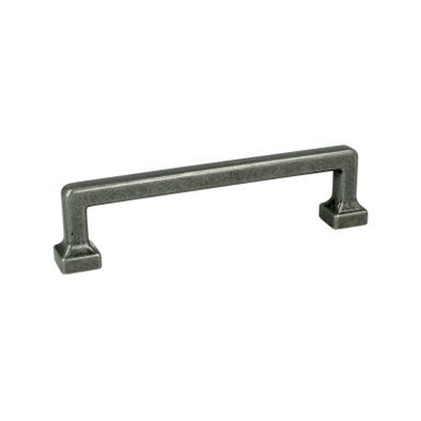 Uchwyt UR47 - naturalny patynowany żelazny / rozstaw 128 mm    Wymiary: - długość całkowita: 145 mm - rozstaw otworów: 128 mm    Materiał: metal  ...