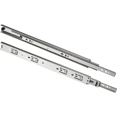 Prowadnice kulkowe Marcopol / dł. 50 cm / wys. 35 mm / 35 kg / wysuw 100%     Komplet prowadnic kulkowych o długości 500 mm, wykonanych ze stali...