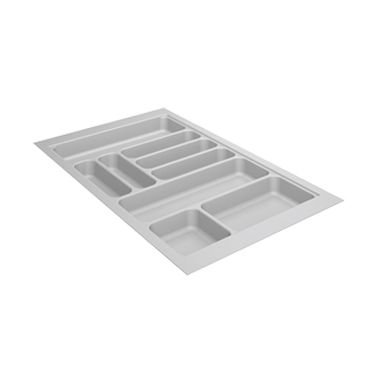 Wkład na sztućce ORGATRAY 440 - srebrny / 501-600 x 441-520 mm    Uniwersalny organizer kuchenny OrgaTray 440 do szafki o szerokości korpusu 60 cm i...