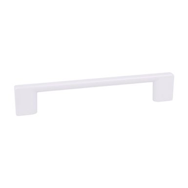 Uchwyt 2576 - biały półmat / rozstaw 128 mm   Wymiary: - długość: 150 mm - rozstaw otworów: 128 mm   Materiał: metal   Kolor pokrycia: biały...
