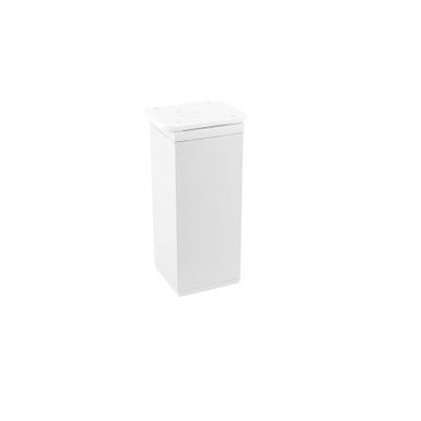 Nóżka kwadratowa z regulacją 4 cm / wys. 10 cm - biały    Nóżka kwadratowa wykonana z aluminium w kolorze białym z płytką montażową z tworzywa...