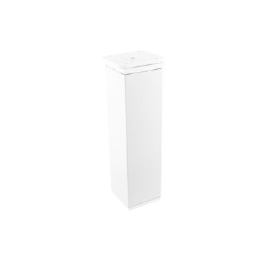 Nóżka kwadratowa z regulacją 4 cm / wys. 15 cm - biały    Nóżka kwadratowa wykonana z aluminium w kolorze białym z płytką montażową z tworzywa...
