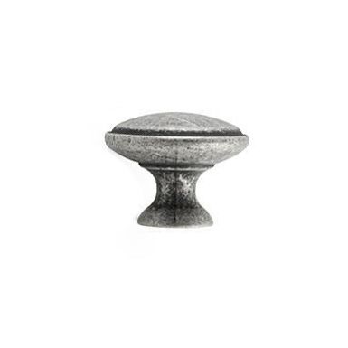 Gałka ZENO 24460 - stare srebro / fi 30 mm   Wymiary: - średnica górna: 30 mm - wysokość całkowita: 30 mm   Materiał: metal (stop cynku i aluminium)  ...