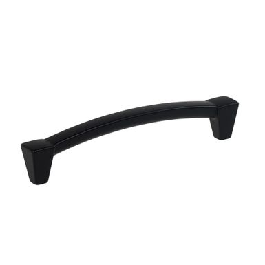 Uchwyt 2366 - czarny półmat / rozstaw 128 mm   Wymiary: - długość: 143 mm - rozstaw otworów: 128 mm   Materiał: metal   Kolor pokrycia: czarny...