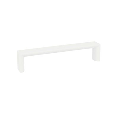 Uchwyt 2389 - biały półmat / rozstaw 128 mm   Wymiary: - długość: 135 mm - rozstaw otworów: 128 mm   Materiał: metal   Kolor pokrycia: biały...