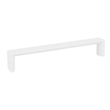 Uchwyt 2389 - biały półmat / rozstaw 160 mm   Wymiary: - długość: 168 mm - rozstaw otworów: 160 mm   Materiał: metal   Kolor pokrycia: biały...