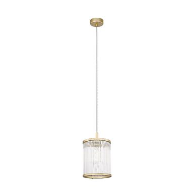 Lampa wisząca SERGIO P0528-01F-V6AC - złoty    Kolekcję lamp Sergio charakteryzują szklane klosze zamknięte w metalowych ramach. Światło przedostaje...