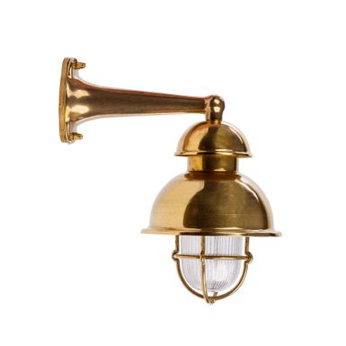 Kinkiet KAVALA A53Z - mosiądz    Brass Lamps to seria inspirowana oświetleniem okrętów morskich. Oprawy wykonane z mosiądzu i szkła zapewniają trwałą...