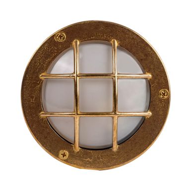 Kinkiet ALIVERI A67Z - mosiądz    Brass Lamps to seria inspirowana oświetleniem okrętów morskich. Oprawy wykonane z mosiądzu i szkła zapewniają...