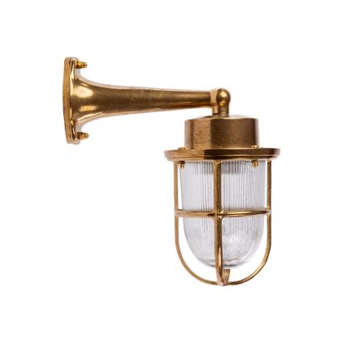 Kinkiet KAVALA A63Z - mosiądz    Brass Lamps to seria inspirowana oświetleniem okrętów morskich. Oprawy wykonane z mosiądzu i szkła zapewniają trwałą...