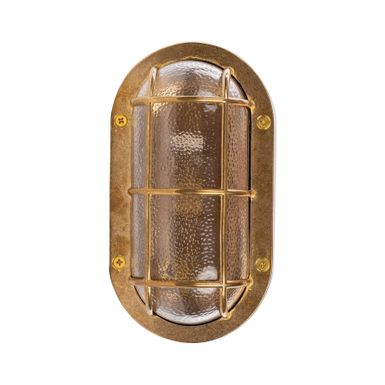 Kinkiet THIRA A44Z - mosiądz    Brass Lamps to seria inspirowana oświetleniem okrętów morskich. Oprawy wykonane z mosiądzu i szkła zapewniają trwałą...