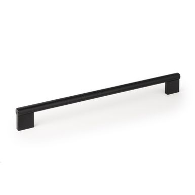 Uchwyt GRAF BIG 0486 - czarny szczotkowany / rozstaw 320 mm   Wymiary: - długość: 352 mm - średnica pręta: 14 mm - wymiary stopek: 29x29x10 mm - rozstaw...