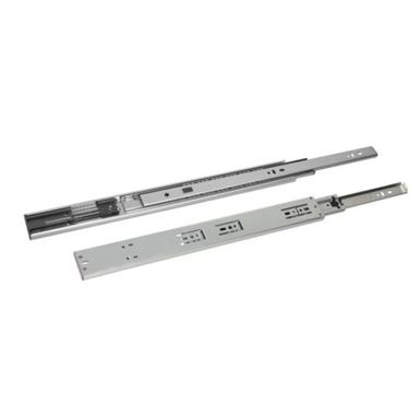 Prowadnica kulkowa PK09 TITAN z hamulcem h=45mm udźwig 35 kg dł. 500 mm   - pełny wysuw, - cichy domyk, - łożysko kulkowe, - materiał: stal, - 80 000...