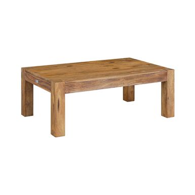 Drewniany stolik kawowy zachwyca nowoczesną, prostą, minimalistyczną formą i pięknym, jasnym odcieniem drewna palisander teak, z którego został wykonany....