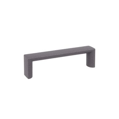 Uchwyt 2389 - grafit mat proszkowy / rozstaw 96 mm   Wymiary: - długość: 104 mm - rozstaw otworów: 96 mm   Materiał: metal   Kolor pokrycia: grafit mat...