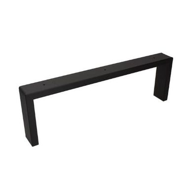 Noga meblowa NS40 Czarny Mat H=120 mm Szerokość 370 mm Wykonana ze stali w pokryciu czarny mat, malowana proszkowo.