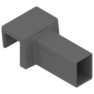 Uchwyt relingu poprzecznego AMBIA-LINE do Legrabox Pure - antracyt / wys. 23.5 mm    Wysokość: 23,5 mm   Materiał: tworzywo sztuczne   Kolor: antracyt...