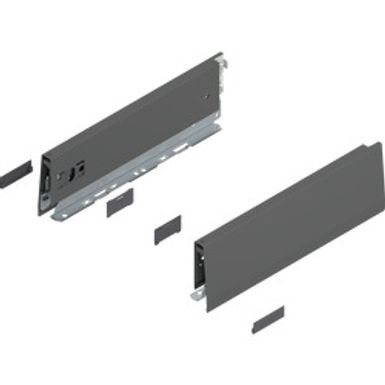 Komplet boków 470M3002S Antracyt Mat do szuflady MERIVOBOX   Produkty 470M3002SRodzaj szuflady: Bok MERIVOBOXWysokość boku: M (91 mm)Materiał:...