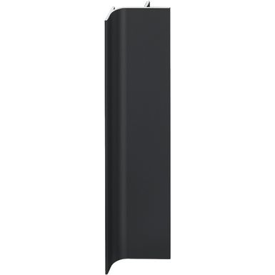 Listwa korytkowa pionowa HAFELE 126.37.323 - czarny mat / 2500 mm   Wymiary: - długość: 2500 mm - długość użytkowa: 2460 mm - głębokość: 22 mm-...