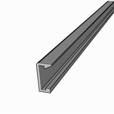 Pokrywa do prowadnicy TOP aluminium / długość 2500 mm - wykonana z tworzywa - wymiary: szerokość 2500 mm wysokość 12 mm głębokość 35 mm UWAGA: dobór...