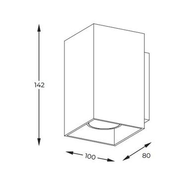 Kinkiet SANDY WL SQUARE 92697-N - biały   Zuma Line Technic to funkcjonalne oświetlenie punktowe do wnętrz, wyróżniające się minimalistycznym designem....