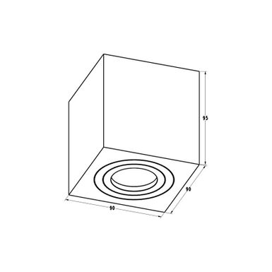 Lampa spot QUARDIP ACGU10-161-N - czarny   Zuma Line Technic to funkcjonalne oświetlenie punktowe do wnętrz, wyróżniające się minimalistycznym designem....