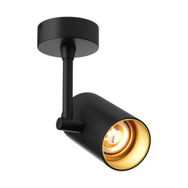 Lampa spot TORI 20014-BK-N - czarny/złoty    Zuma Line Technic to funkcjonalne oświetlenie punktowe do wnętrz, wyróżniające się minimalistycznym...