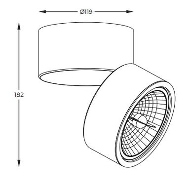 Lampa spot LOMO 20001-WH-N - biały    Zuma Line Technic to funkcjonalne oświetlenie punktowe do wnętrz, wyróżniające się minimalistycznym designem....