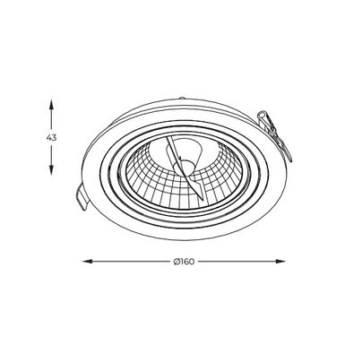 Lampa spot CHUCK ARGU10-055-N - czarny   Zuma Line Technic to funkcjonalne oświetlenie punktowe do wnętrz, wyróżniające się minimalistycznym designem....