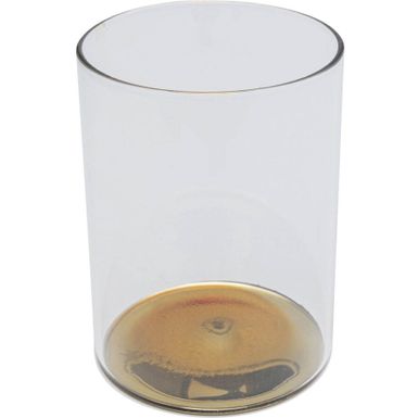 Wymiary: - szerokość: 8 cm - głębokość: 8 cm - wysokość: 11 cm - pojemność: 335 ml   Waga: 0,12 kg   Materiał: szkło galwanizowane   Kolor:...