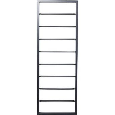 Wymiary: - szerokość: 42 cm - głębokość: 6 cm - wysokość: 120 cm   Maksymalne obciążenie: 60 kg    Waga: 4 kg    Materiał: metal malowany...
