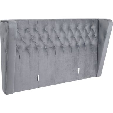 Wymiary: - szerokość: 210 cm - głębokość: 14 cm - wysokość: 115 cm    Materiał:  - płyta wiórowa - pianka poliuretanowa 25 kg/m³ - tkanina velvet...