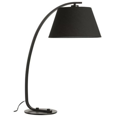Kolor: czarny Materiał: metal Materiał: tkanina Styl: nowoczesny Styl: industrialny Żarówka w zestawie: nie Kolor klosza: czarny Materiał klosza: tkanina...