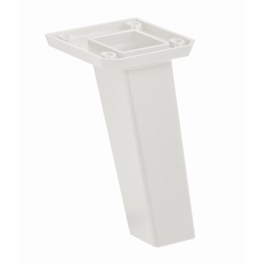 Nóżka K441 z płytką montażową - biały mat / wys. 12 cm    Wymiary: - płytka montażowa: 7x7,5 cm - wysokość: 12 cm   Materiał: tworzywo sztuczne...