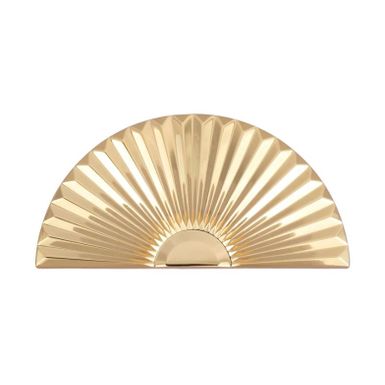 Uchwyt meblowy półokrągły CEBI 1193 - złoty połysk / rozstaw 64 mm    Wymiary: - długość: 100 mm - szerokość: 50 mm - wysokość: 26 mm - rozstaw...