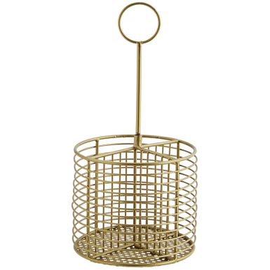 Wymiary: - średnica: 16 cm - wysokość: 30 cm   Materiał:  - metal   