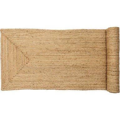 Wymiary: - długość: 200 cm - szerokość: 140 cm Materiał: juta Kolor: naturalny
