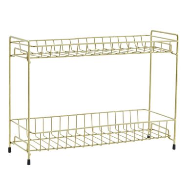 Wymiary: - szerokość: 20 cm - głębokość: 46 cm - wysokość: 35 cm   Materiał: - metal 